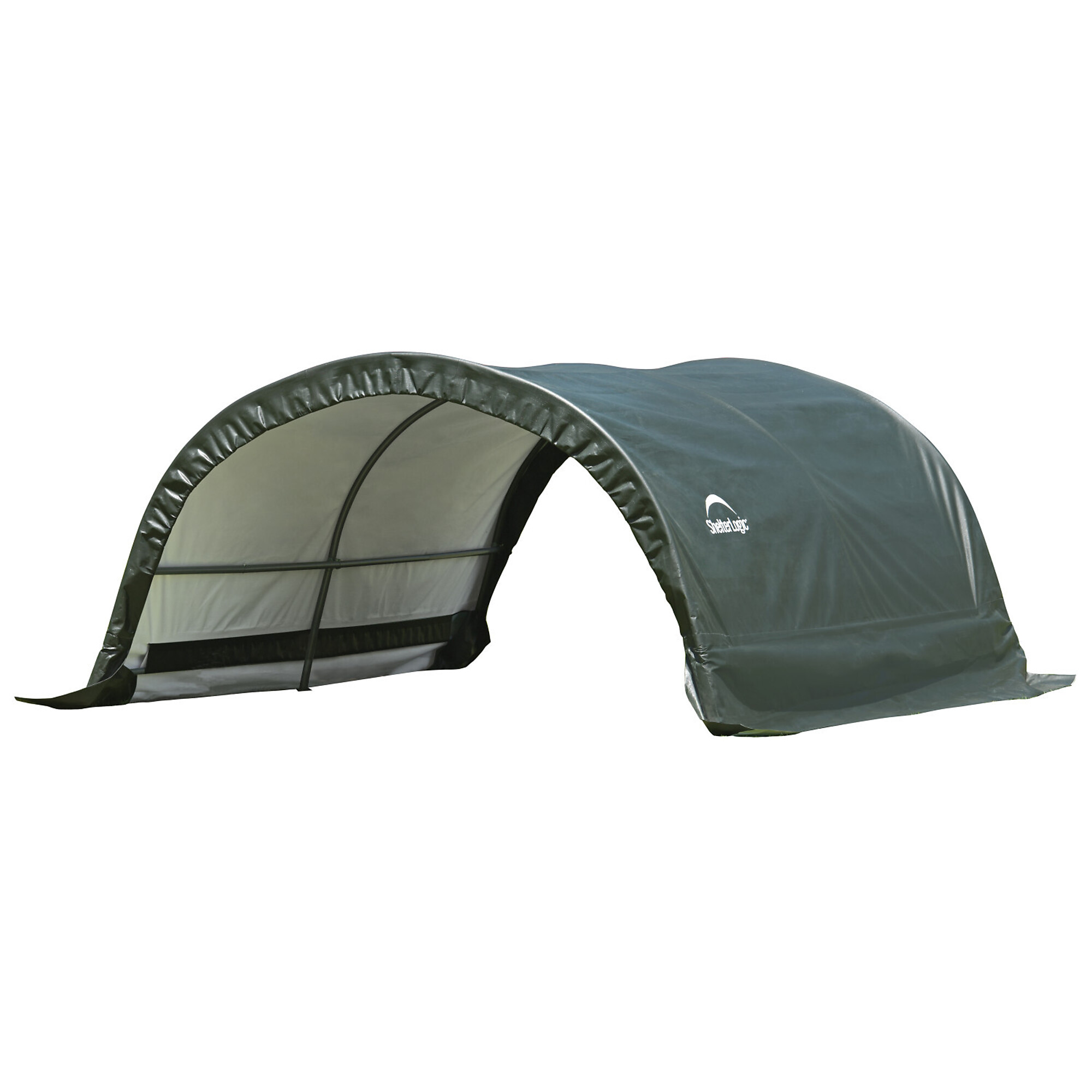 Shelterlogic Small Livestock Portable Shelter, 8ft.W x 10ft.L x 5ft.H, Green, Model# 51560